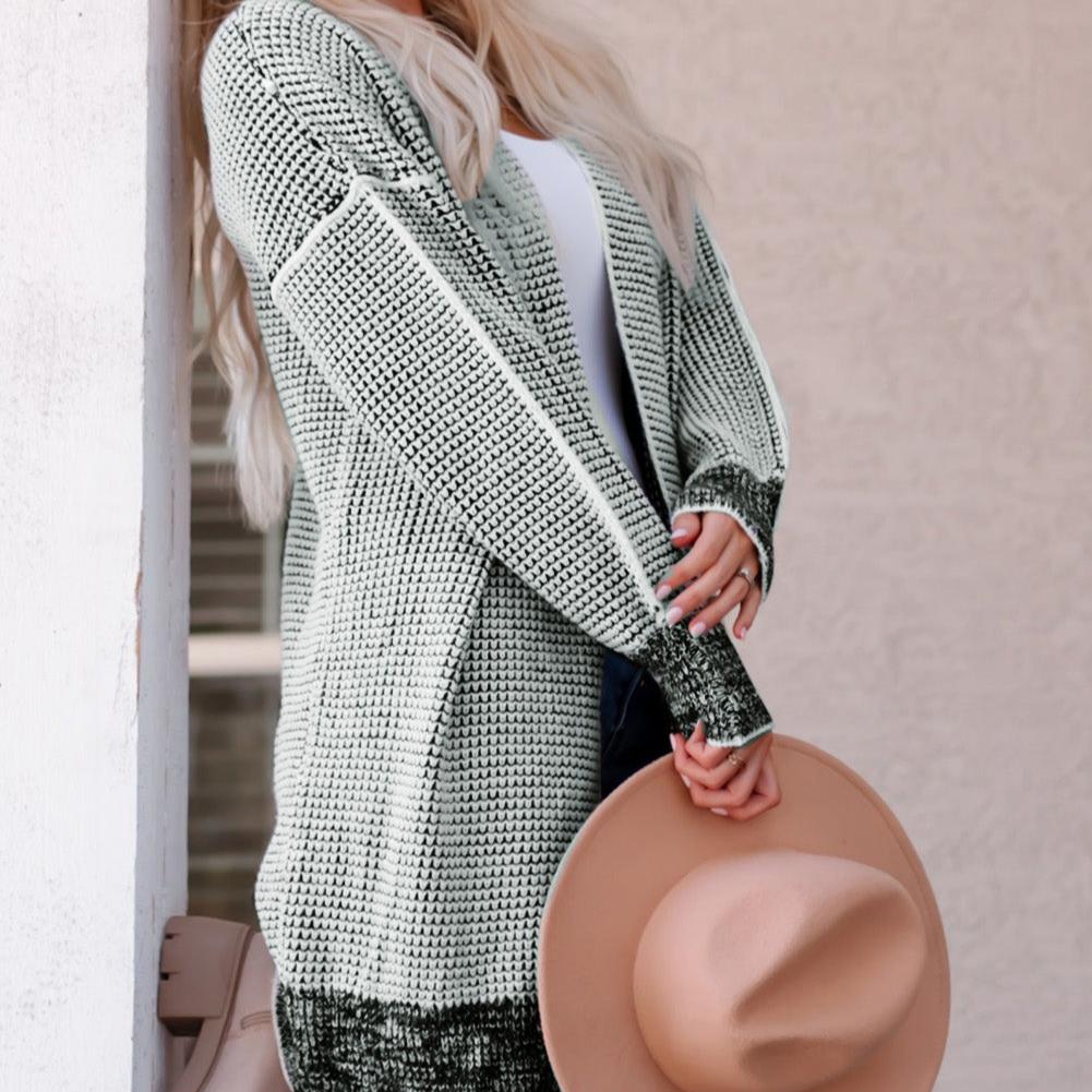 PeaLoHa Play'd Long Open Knitted Cardigan