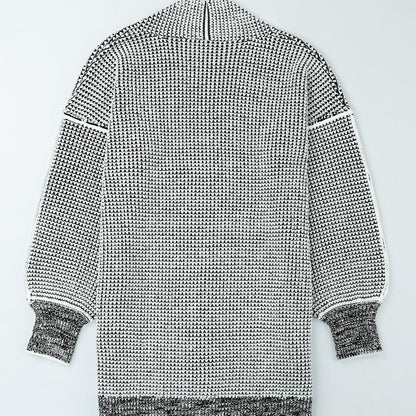 PeaLoHa Play'd Long Open Knitted Cardigan