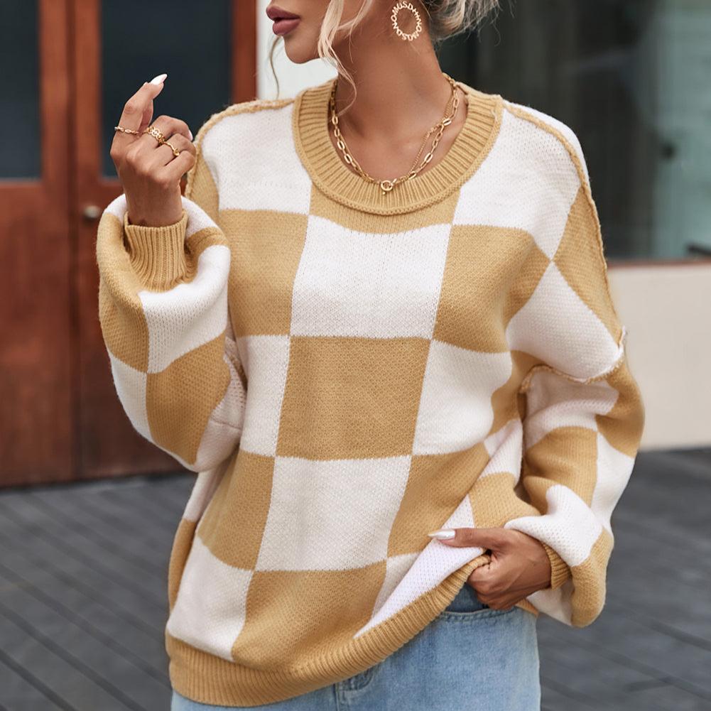 PeaLoHa Checker-Mated Bishop Sweater