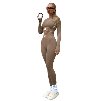 PEALOHA High-Waist Athleisure Gym Set – Warmth Meets Performance!