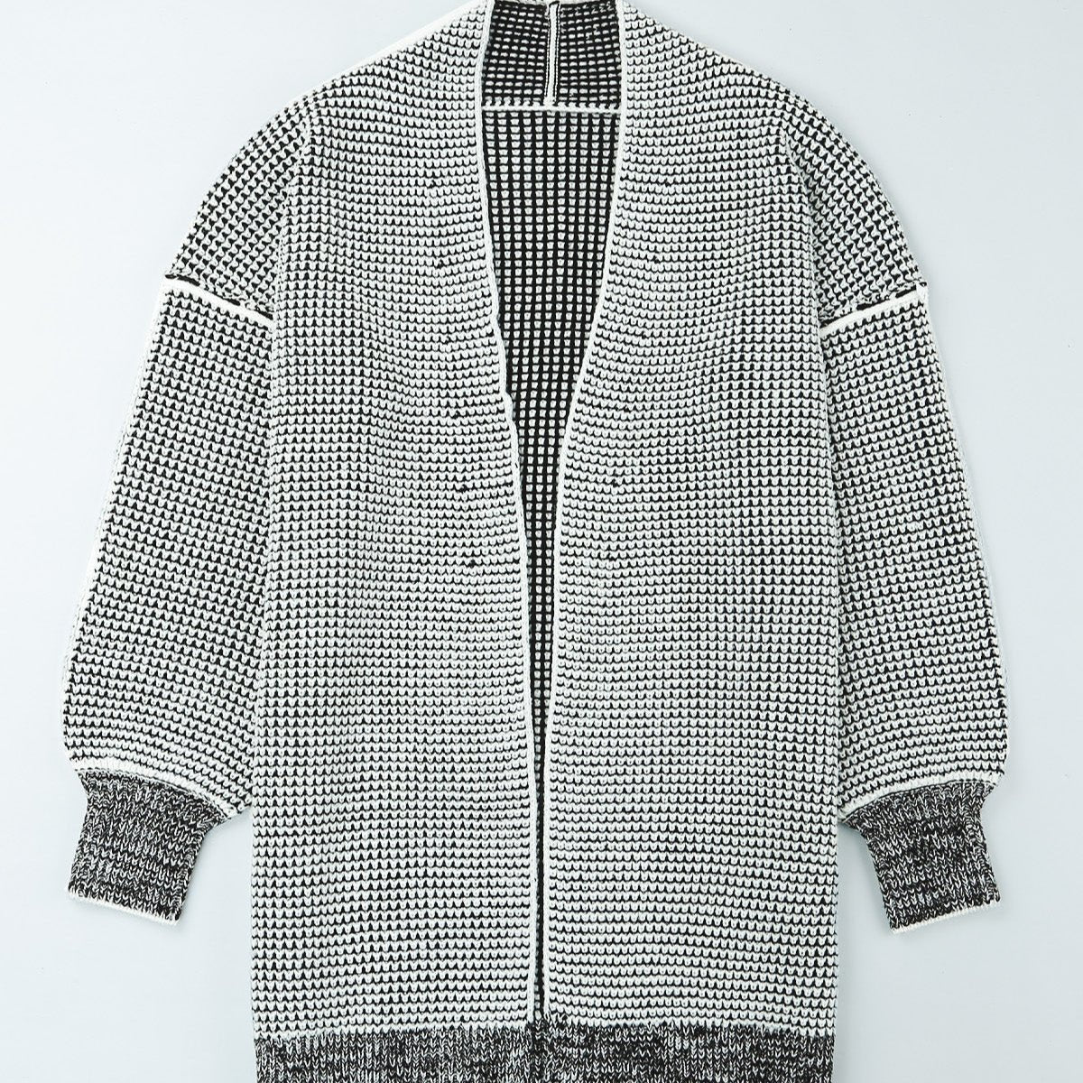 PeaLoHa Play'd Long Open Knitted Cardigan