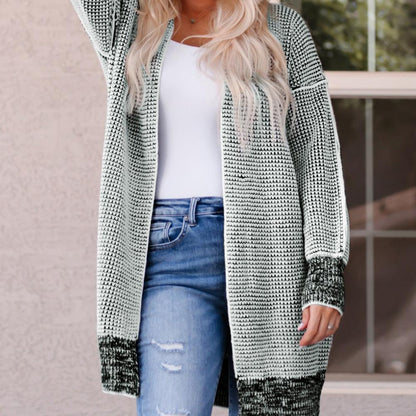 PeaLoHa Play'd Long Open Knitted Cardigan